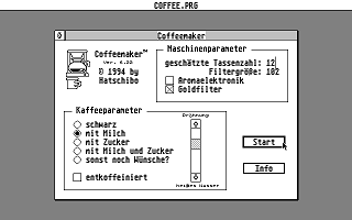 Coffee Maker atari screenshot